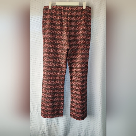 Anthropologie DOLAN Left Coast Beth High Rise Cropped Flare Pants Size M - Picture 4 of 6